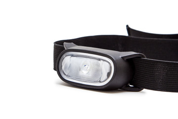 Headlamp isolated on white