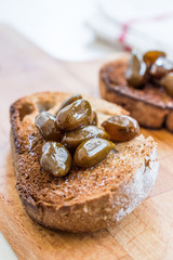 Pistachio Jam on Toast Bread / Marmalade  Ready to Eat.