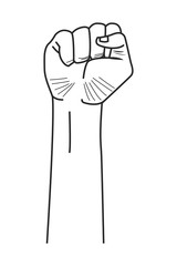 social activity and public protest in black and white