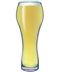 A weizen.  A glass for wheat beers. 