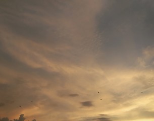 sky with clouds