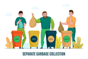 Zero Waste Sorting Illustration 