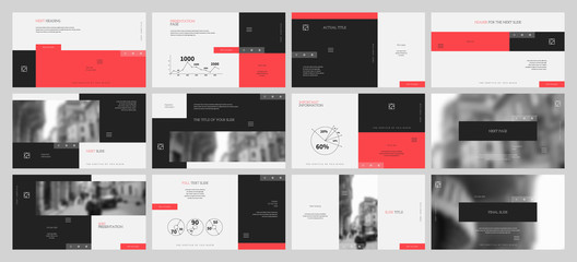 Presentation template design