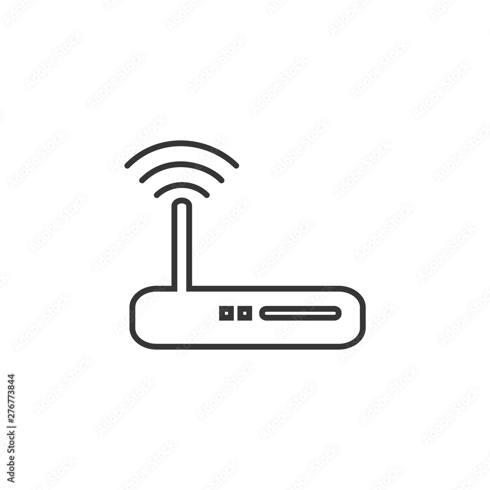 Leinwandbilder Router icon symbol template color editable. simple logo vector illustration for graphic and web design.