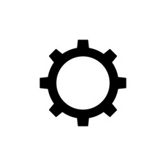 Gear Settings Icon Vector Illustration - Vector