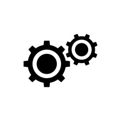 Gear Settings Icon Vector Illustration - Vector