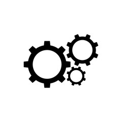 Gear Settings Icon Vector Illustration - Vector