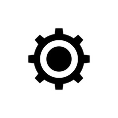 Gear Settings Icon Vector Illustration - Vector