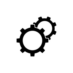 Gear Settings Icon Vector Illustration - Vector