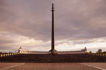 Fototapeta na wymiar War monument in Moscow
