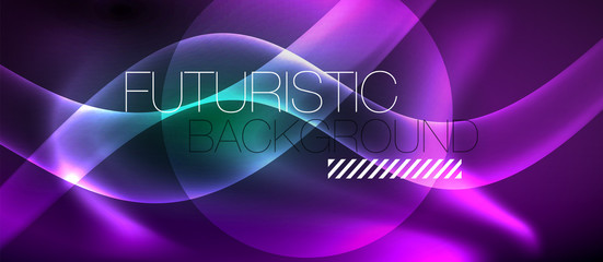 Glowing shiny light abstract background