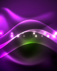 Glowing shiny light abstract background