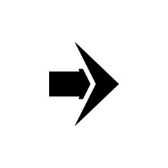 arrow icon template vector illustration logo - vector