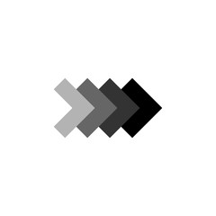 arrow icon template vector illustration logo - vector