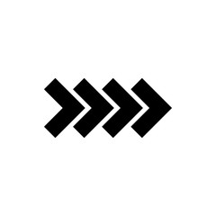 arrow icon template vector illustration logo - vector