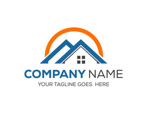 House Real Estate Logo Template Vector