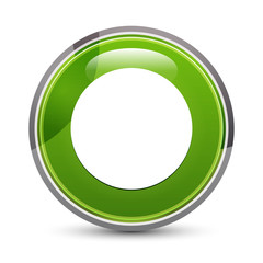 Record icon elegant green round button vector illustration
