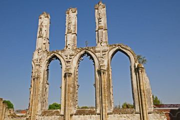 Saint Omer, le rovine dell'Abbazia di Saint Bertin - Pas-de-Calais, Hauts-de-France	