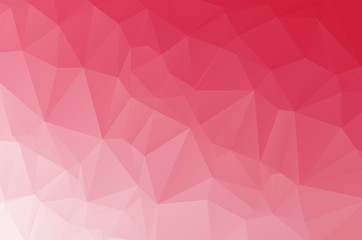 Pink Low poly crystal background. Polygon design pattern. pink colorful Low poly vector illustration, low polygon background.