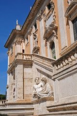 Roma, piazza del Campidoglio - Palazzo Senatorio