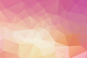 Pink Low poly crystal background. Polygon design pattern. pink colorful Low poly vector illustration, low polygon background.