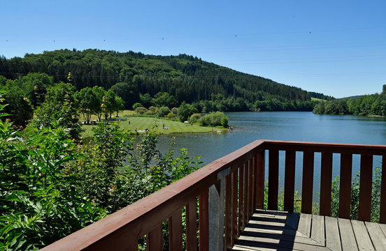 marbachstausee im sommer