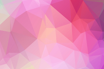 Pink Low poly crystal background. Polygon design pattern. pink colorful Low poly vector illustration, low polygon background.