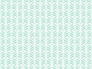 Vector floral damask seamless pattern. Elegant abstract art nouveau background. Classic flower motif texture.