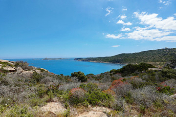 Sardinien Villasimius Landschaft an der K&uuml;ste