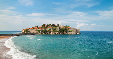 St. Stefan island in Montenegro