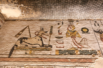 Tomb in Valley of the Kings, Luxor, Egypt