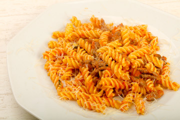 Fussili bolognese