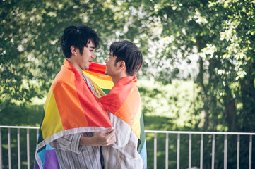 Homosexuality, gay men's doubles pair of masculine romance at home