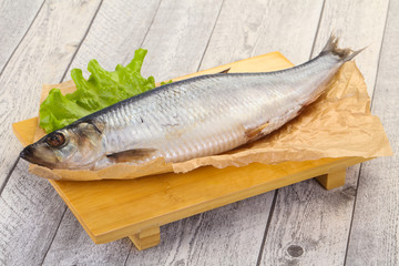Salted herring fish