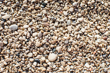 Surface of small stones.