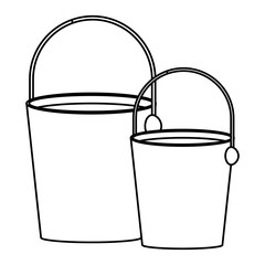 farm, animals and farmer cartoon in black and white