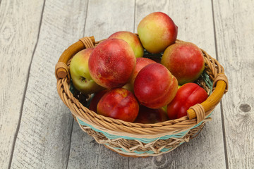Sweet tasty fresh ripe apricots