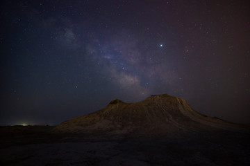 Milky Way over mud volcanoes © alexmu