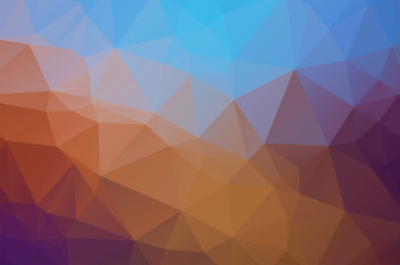 Colorful Multicolor Low poly crystal background. Polygon design pattern. dark colorful Low poly vector illustration, low polygon background.
