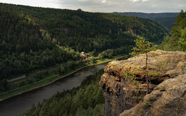  The oldest viewing point in Bohemian Switzerland is Belvedere in the Czech Republic. Incredible...
