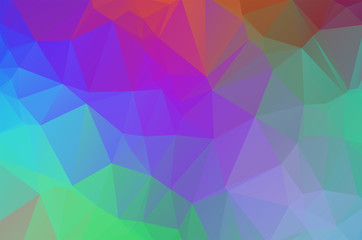 Colorful Multicolor Low poly crystal background. Polygon design pattern. colorful Low poly vector illustration, low polygon background.