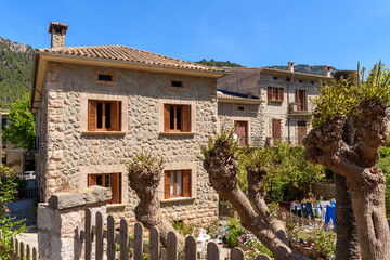 Beautiful architecture of Valldemossa , Mallorca island, Spain