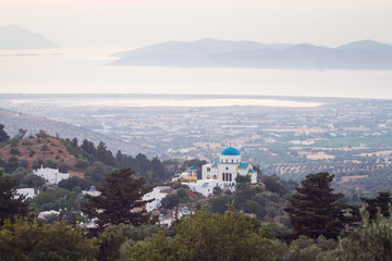Landscape with  mediterranean sea, Kos, Greece