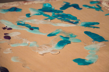 Fototapeta premium resin art and process
