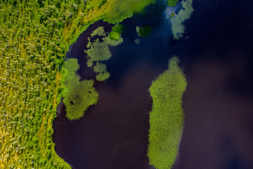 Finnland aus der Luft - Luftbilder von Lappland
