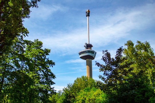 Euromast observation tower in the city of Rotterdam, the Netherlands