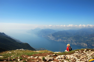 Aussicht auf den Gardasee