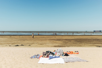 Strand am Nordsee-Wattenmeer in Cuxhaven-Duhnen