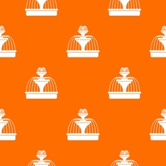 Fountain pattern vector orange for any web design best