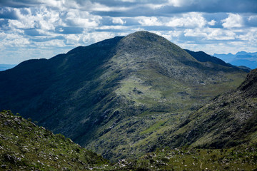 Fototapeta premium nature, landscape, mountain, sky, peace, trekking, hiking, 